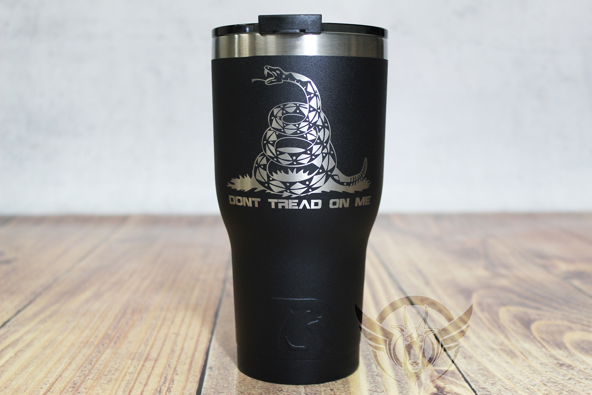 Laser engraved powder coated  black 12oz RTIC LowBall tumbler Engraved RTIC Cup Jeep Wave Jeep gift Custom rtic
